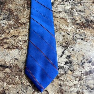 Blue Striped Men's Tie